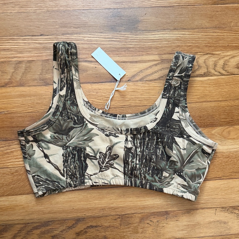 ARQ Tan and Brown Camo Sports Bra - Picture 3 of 3